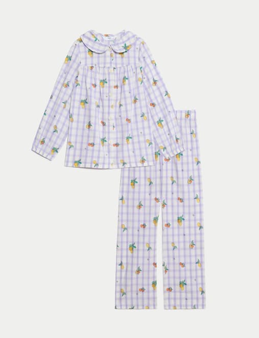Pure Cotton Fruit Pyjamas (1-8 Yrs)