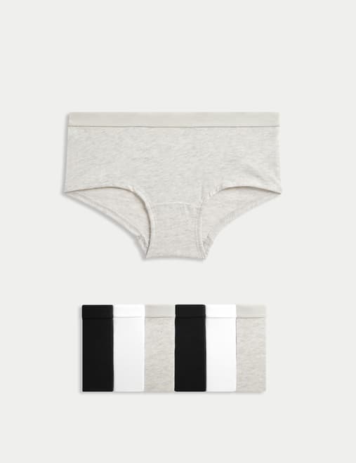 7 Pack Cotton with Stretch Shorts (5-16 Yrs)