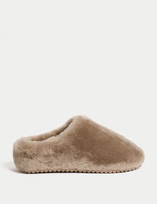 Shearling Mule Slippers