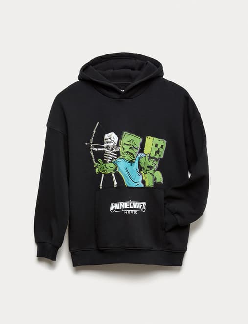 Cotton Rich Minecraft™ Halloween Hoodie (6-16 Yrs)