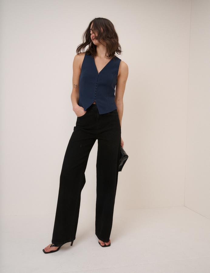 Clean Waistcoat - Crepe