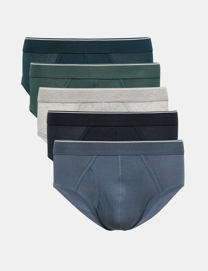 5 Pack Cotton Stretch Briefs