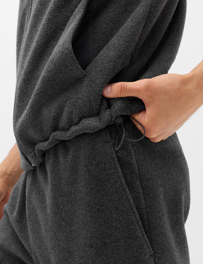 Micro Fleece Zip Up Funnel Neck Gilet