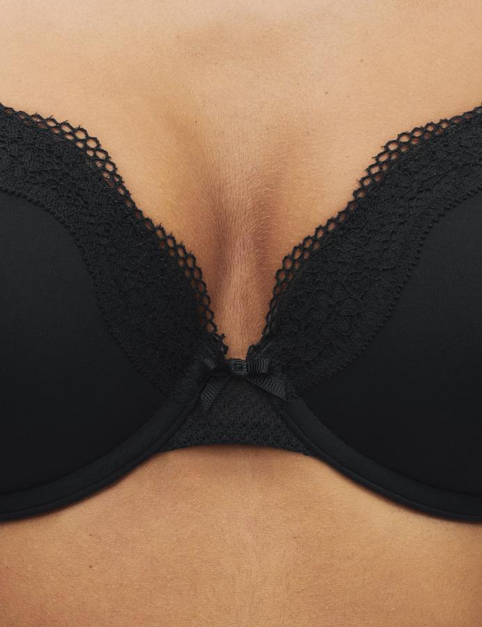 Jasmine Lace Wired Demi Cup Bra A-E