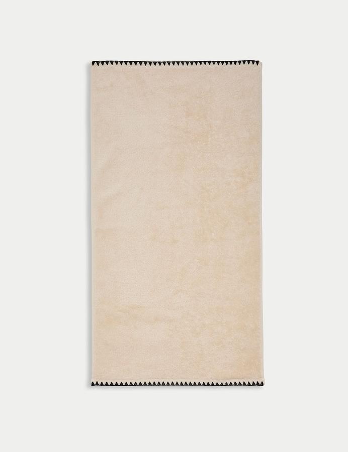 Pure Cotton Blanket Stitch Towel