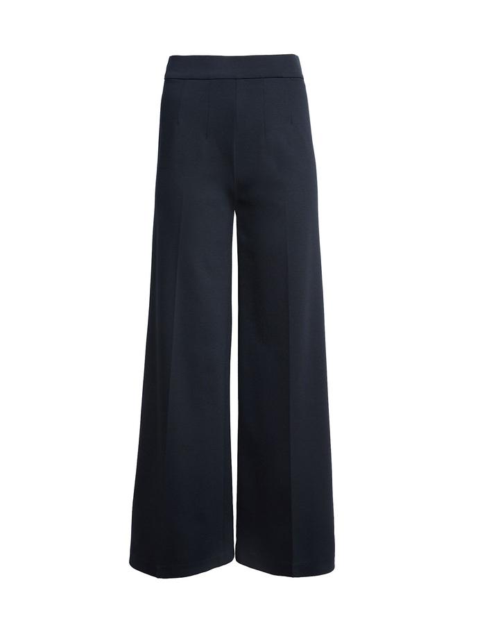 Jersey Wide Leg Trousers with Stretch