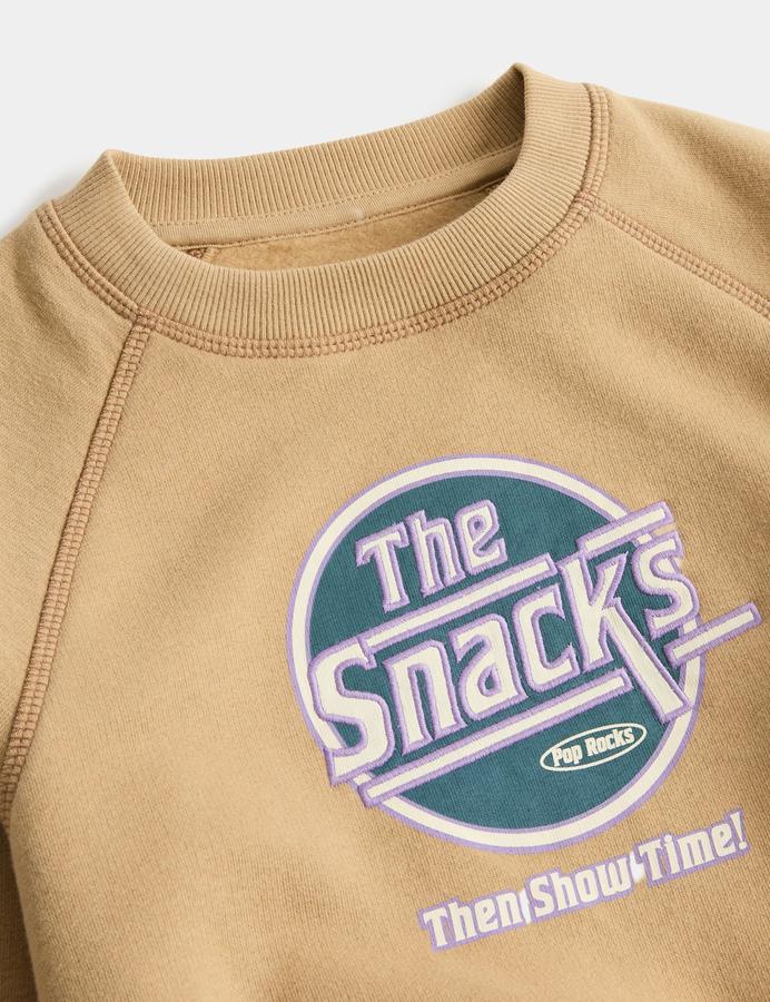 Cotton Rich Graphic Sweatshirt (2-8 Yrs)
