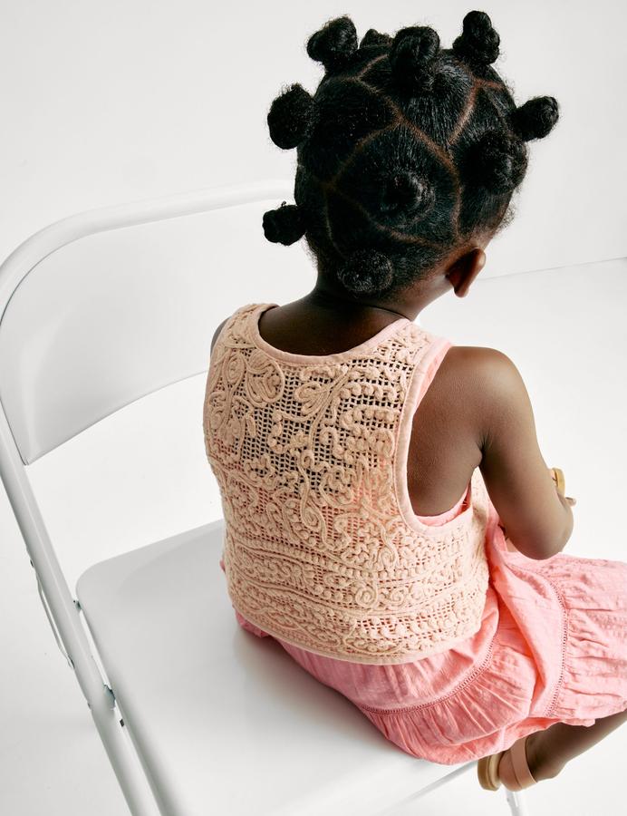 Pure Cotton Woven Dress (2-8 Yrs)
