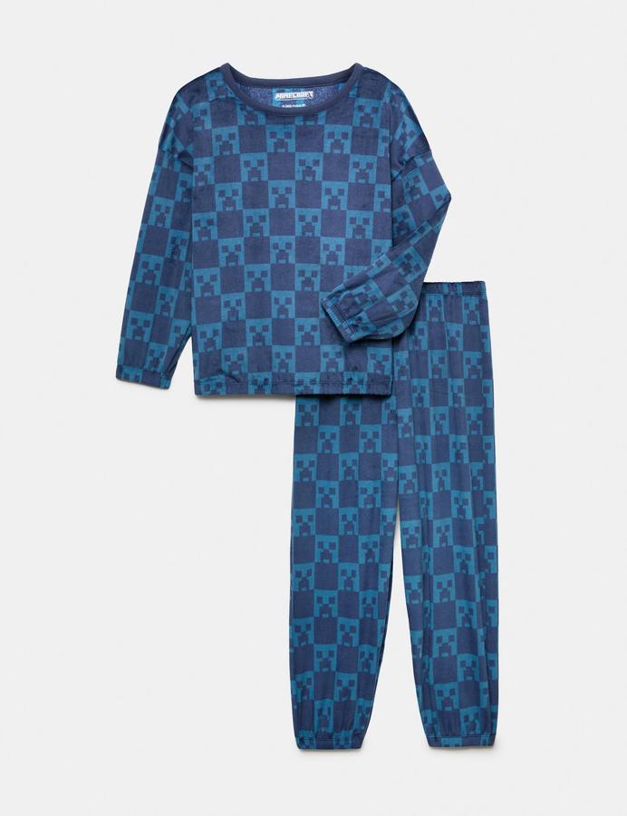 Minecraft™ Velour Pyjamas (3-16 Yrs)