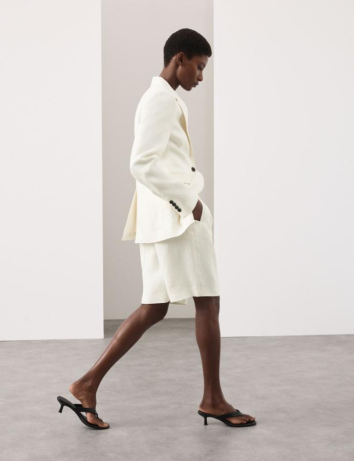 Pure Linen Tailored Shorts