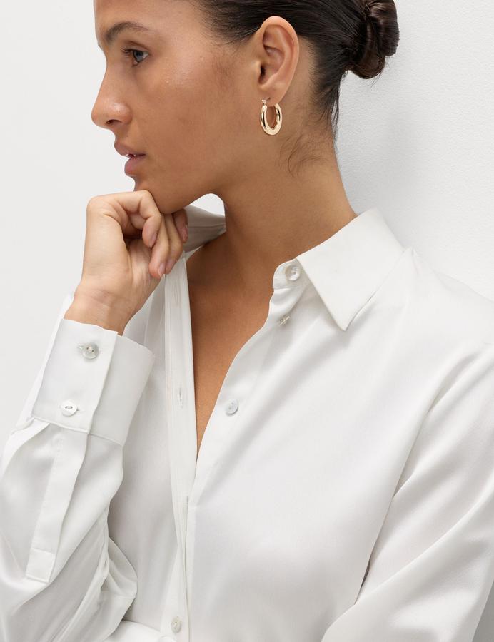 Satin Collared Shirt