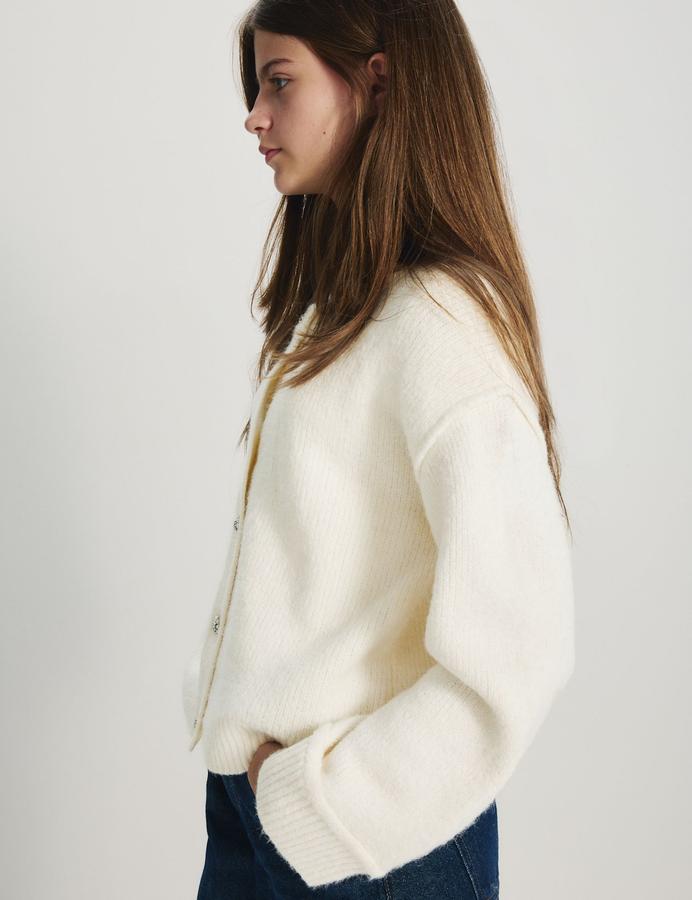 Gem Button Cardigan (6-16 Yrs)