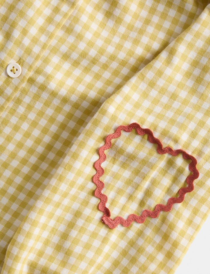 Pure Cotton Frill Checked Pyjamas (9 Mths - 8 Yrs)