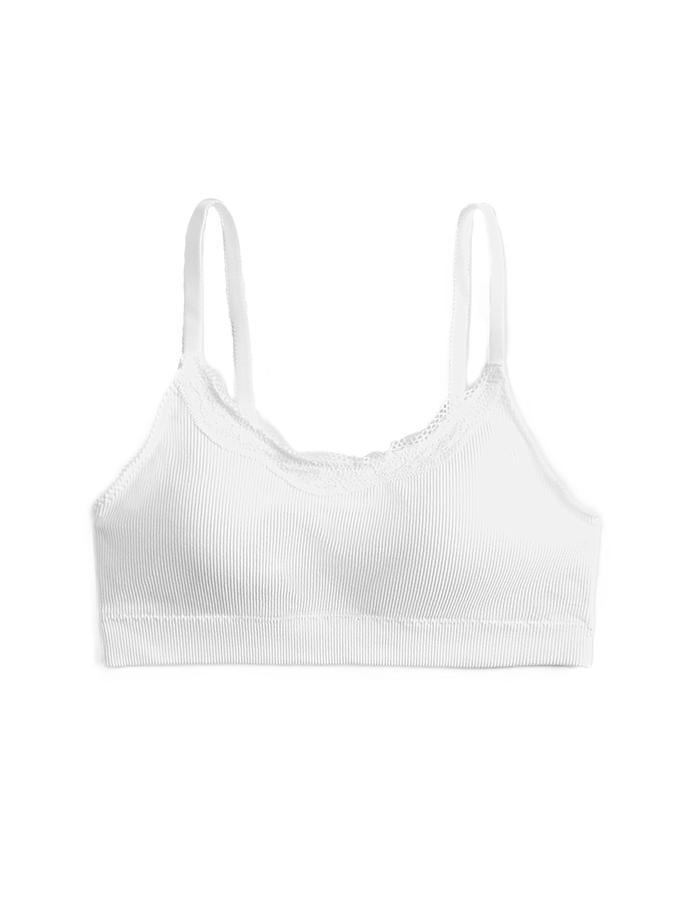 Jasmine Lace Non Wired Seamfree Crop Top