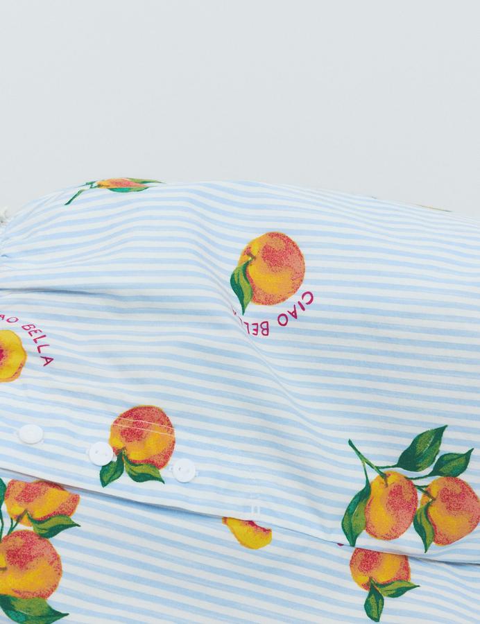 Pure Cotton Poplin Printed Pyjama Shorts