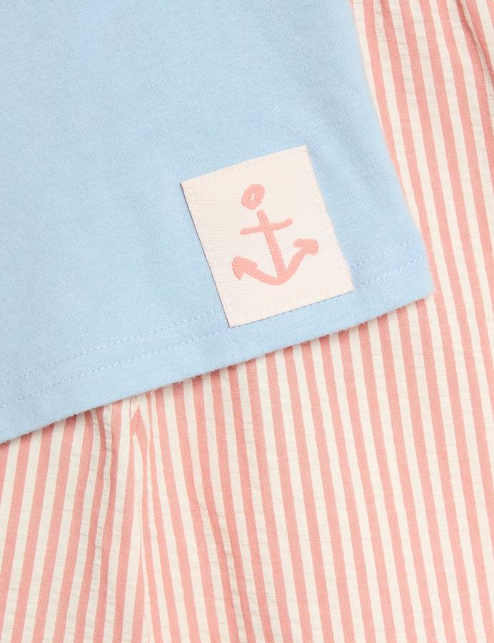 2 Pack Striped Short Pyjama Sets (1-8 Yrs)