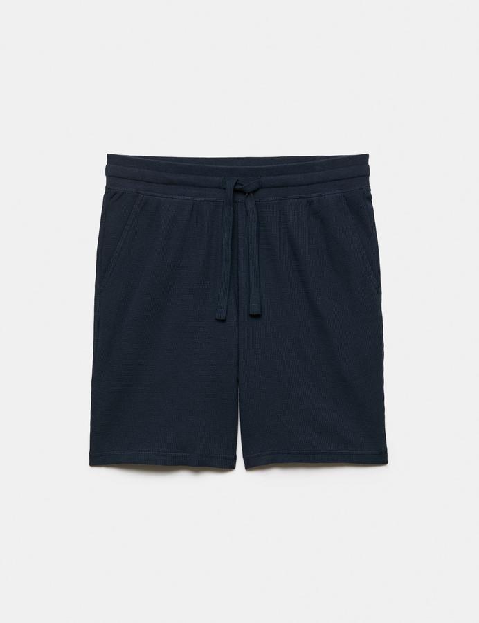Pure Cotton Waffle Loungewear Shorts
