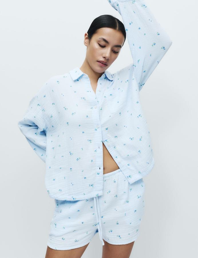 Cool Comfort™ Muslin Printed Shorts