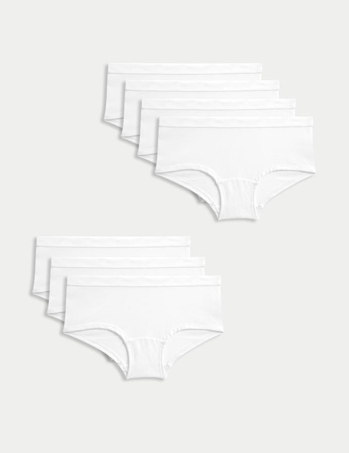 7pk Cotton with Stretch Shorts (5-16 Yrs)