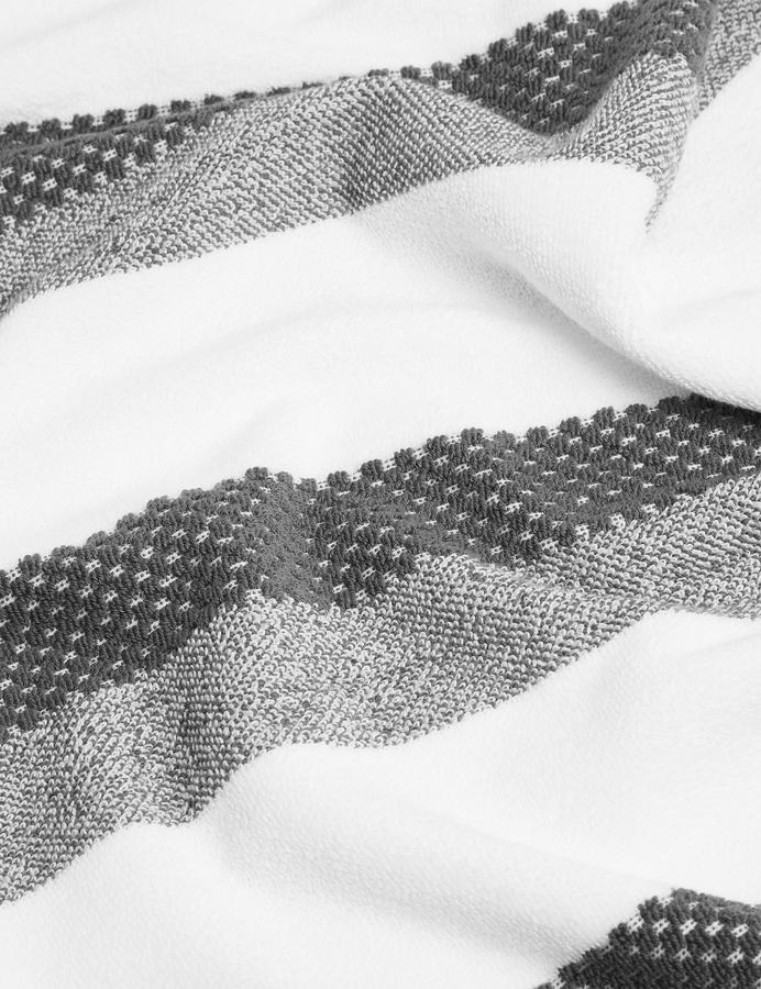 Pure Cotton Striped Textured Towel