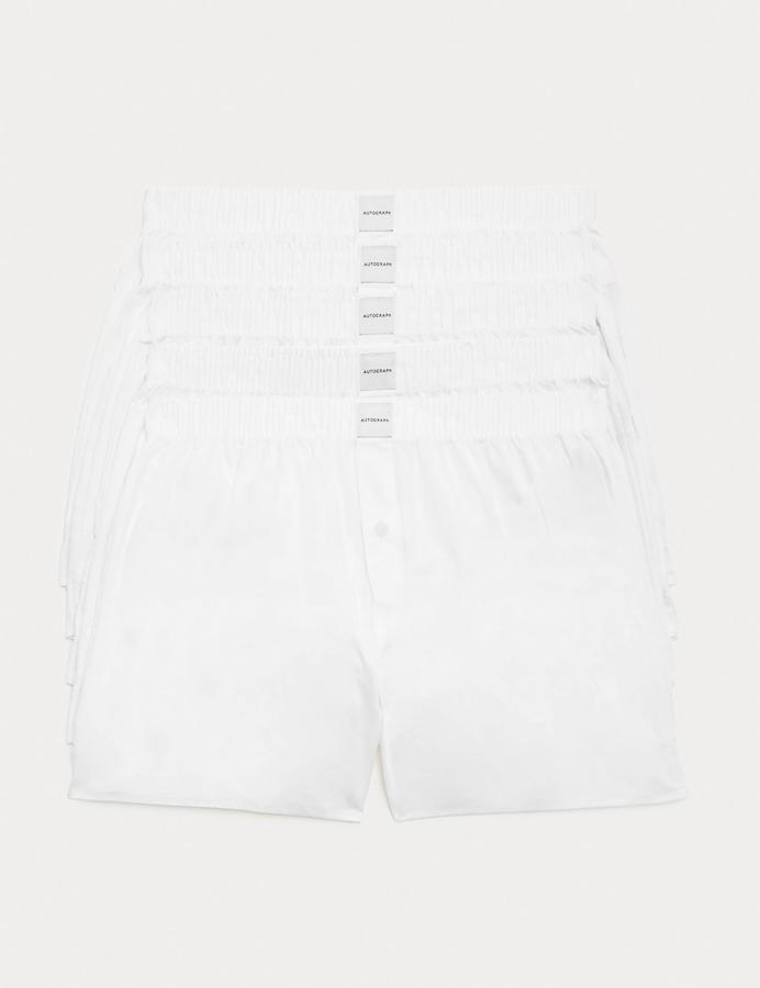 5 Pack Supima® Cotton Rich Woven Boxers