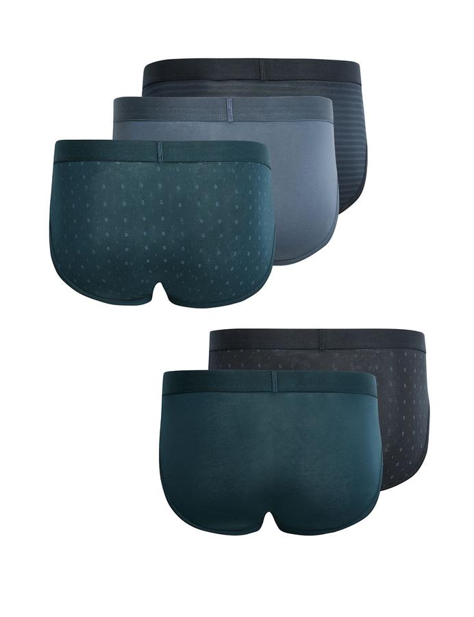 5pk Cotton Rich Printed Briefs
