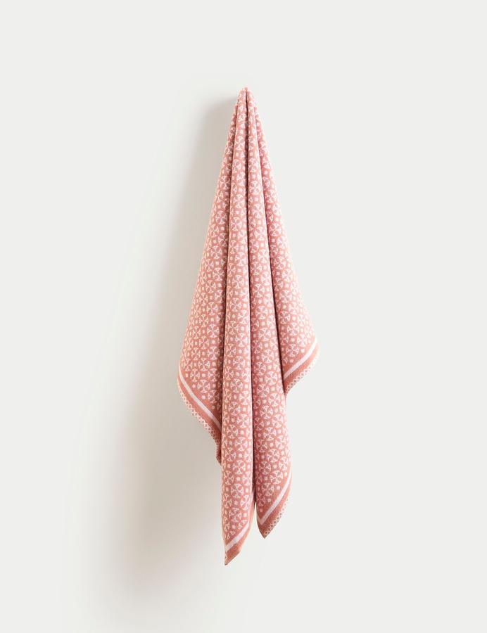 Pure Cotton Geometric Circle Towel