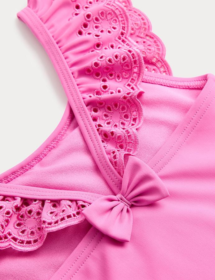 Broderie Frill Swimsuit (2-8 Yrs)