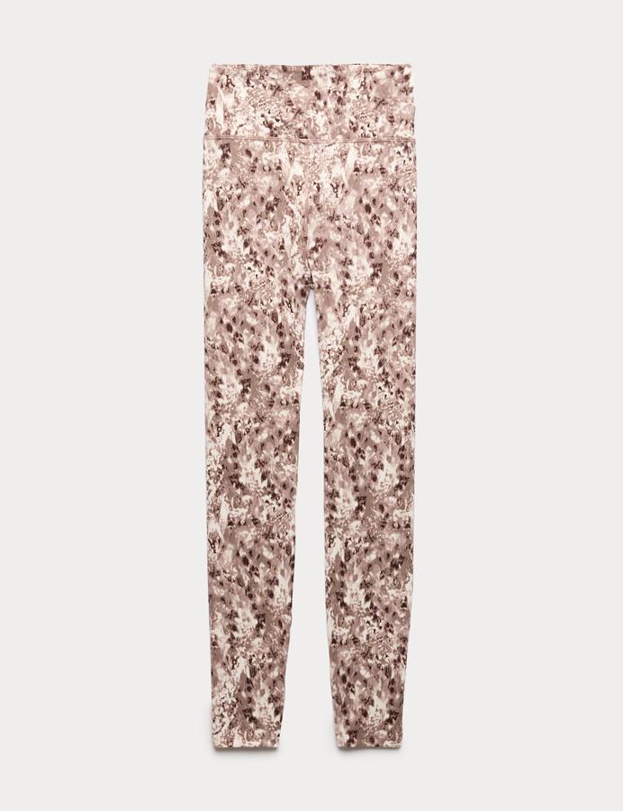Go Balance Printed Wrap Waist Yoga Leggings