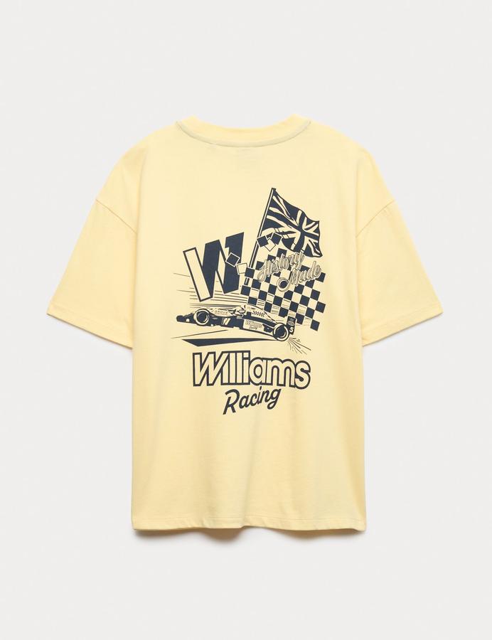 Pure Cotton Williams Racing Graphic T-Shirt (6-16 Yrs)