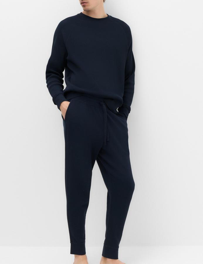 Pure Cotton Waffle Loungewear Bottoms