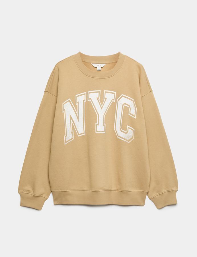 Cotton Rich Graphic Sweatshirt