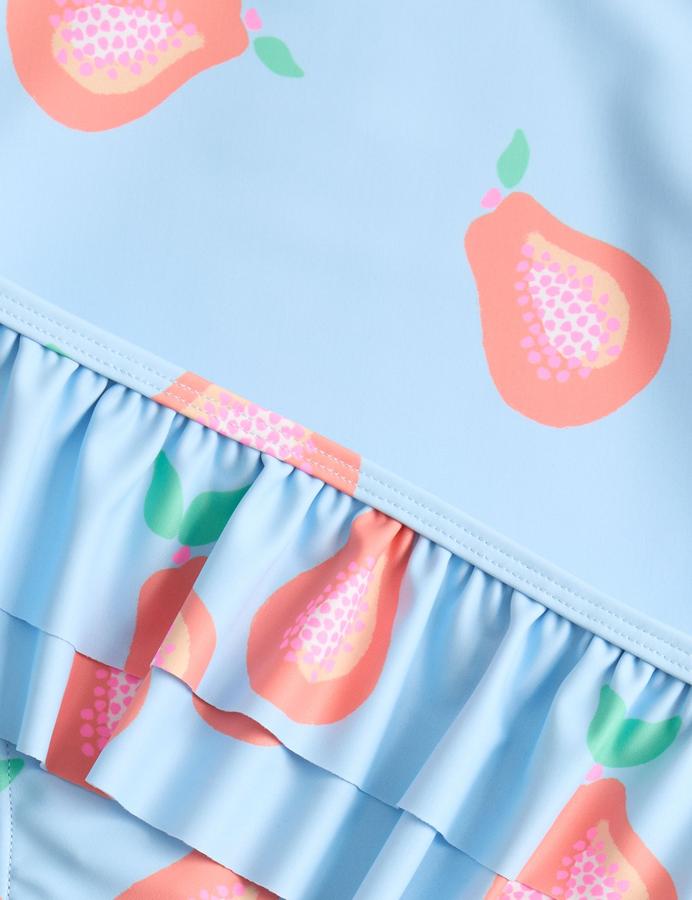2 Piece Guava Long Sleeve Swim Set (2-8 Yrs)