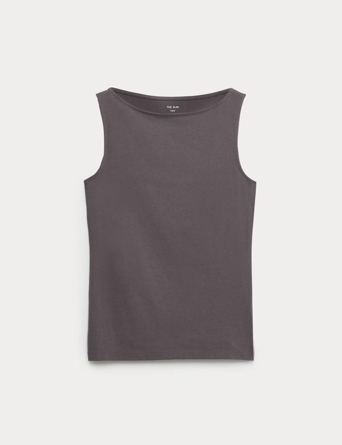 Cotton Rich Slash Neck Slim Fit Vest