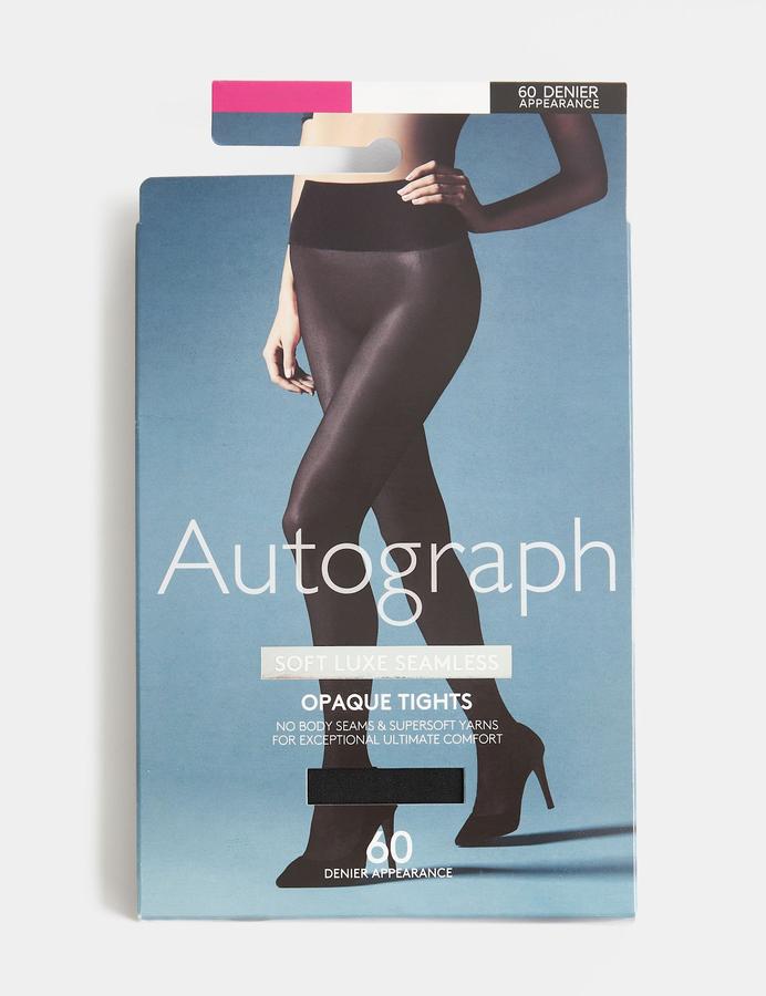 60 Denier Soft Luxe Seamless Opaque Tights