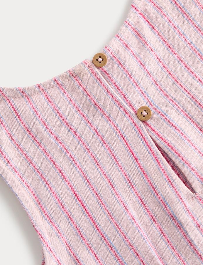 2 Piece Pure Cotton Striped Frill Outfit (2-8 Yrs)