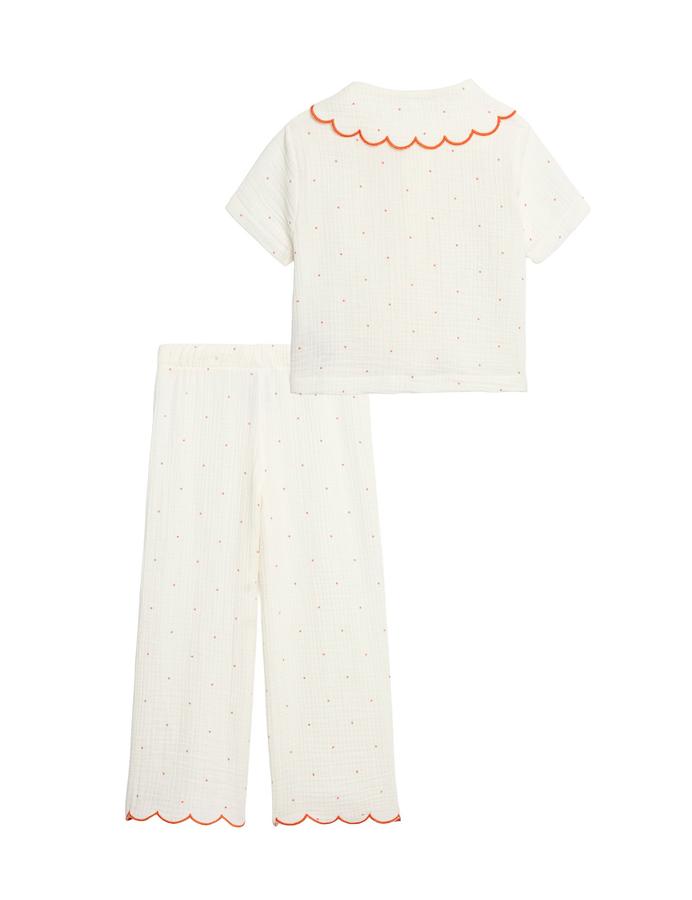 Pure Cotton Spotty Pyjamas (9 Mths - 8 Yrs)