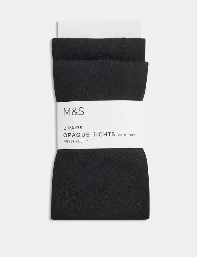2 Pack 60 Denier School Tights (3-16 Yrs)