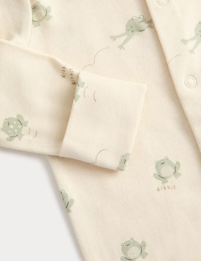 3 Pack Pure Cotton Frog Sleepsuits (0 Mths-3 Yrs)