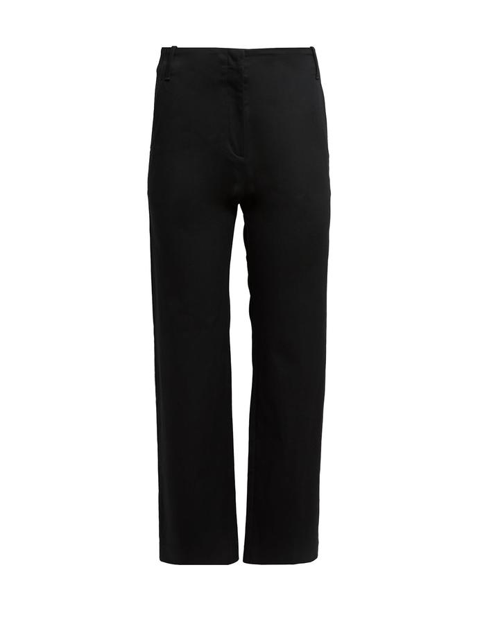 Cotton Rich Straight Leg Ankle Grazer Trousers