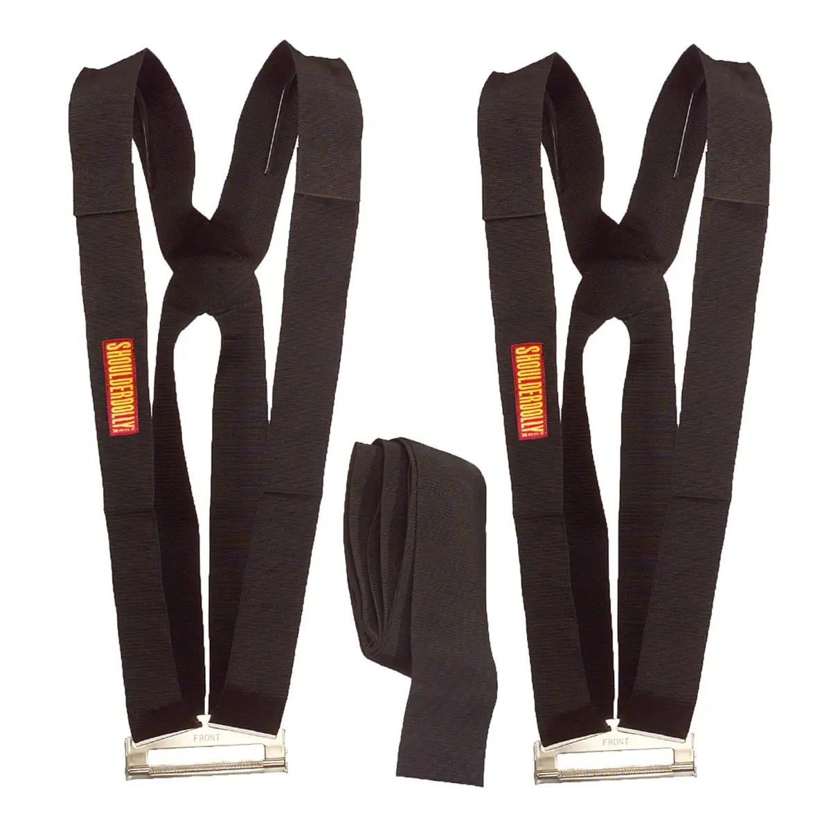 Shoulder Dolly Lifting and Moving Strap (370 kg, Black)