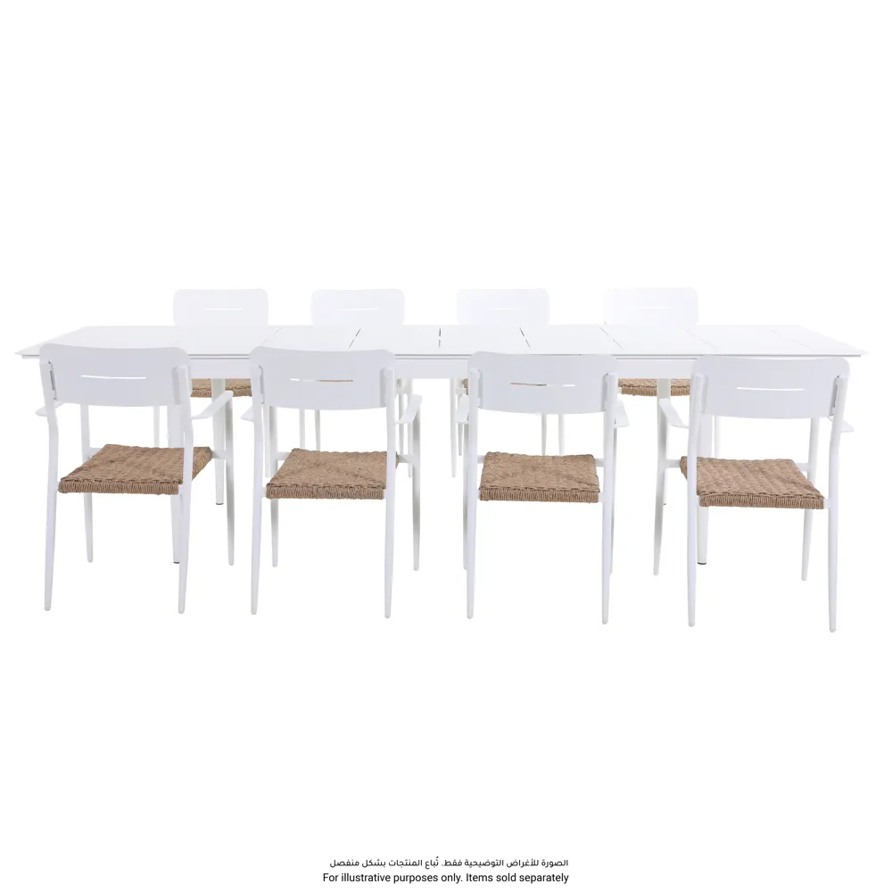 Coastline Aluminum Dining Table (200 - 300 cm)