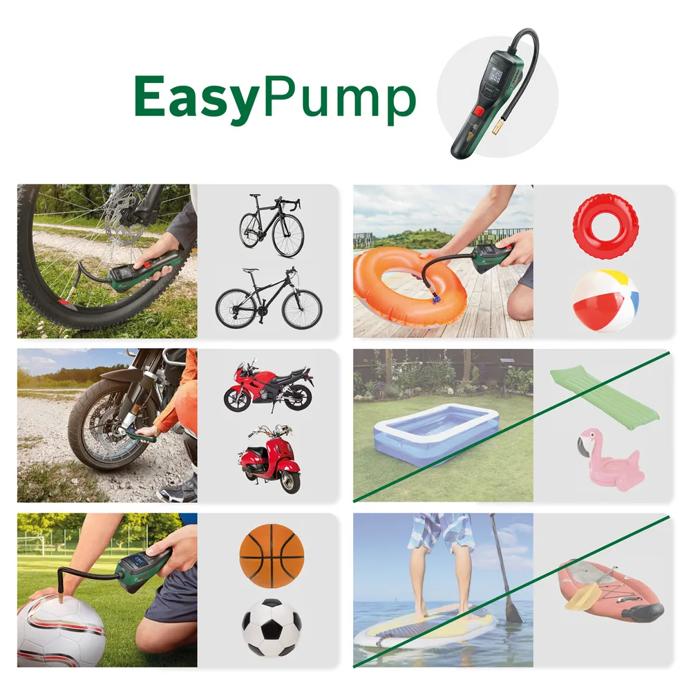 Bosch EasyPump Wireless Compressed Air Pump, 603947000 (10.3 Bar)