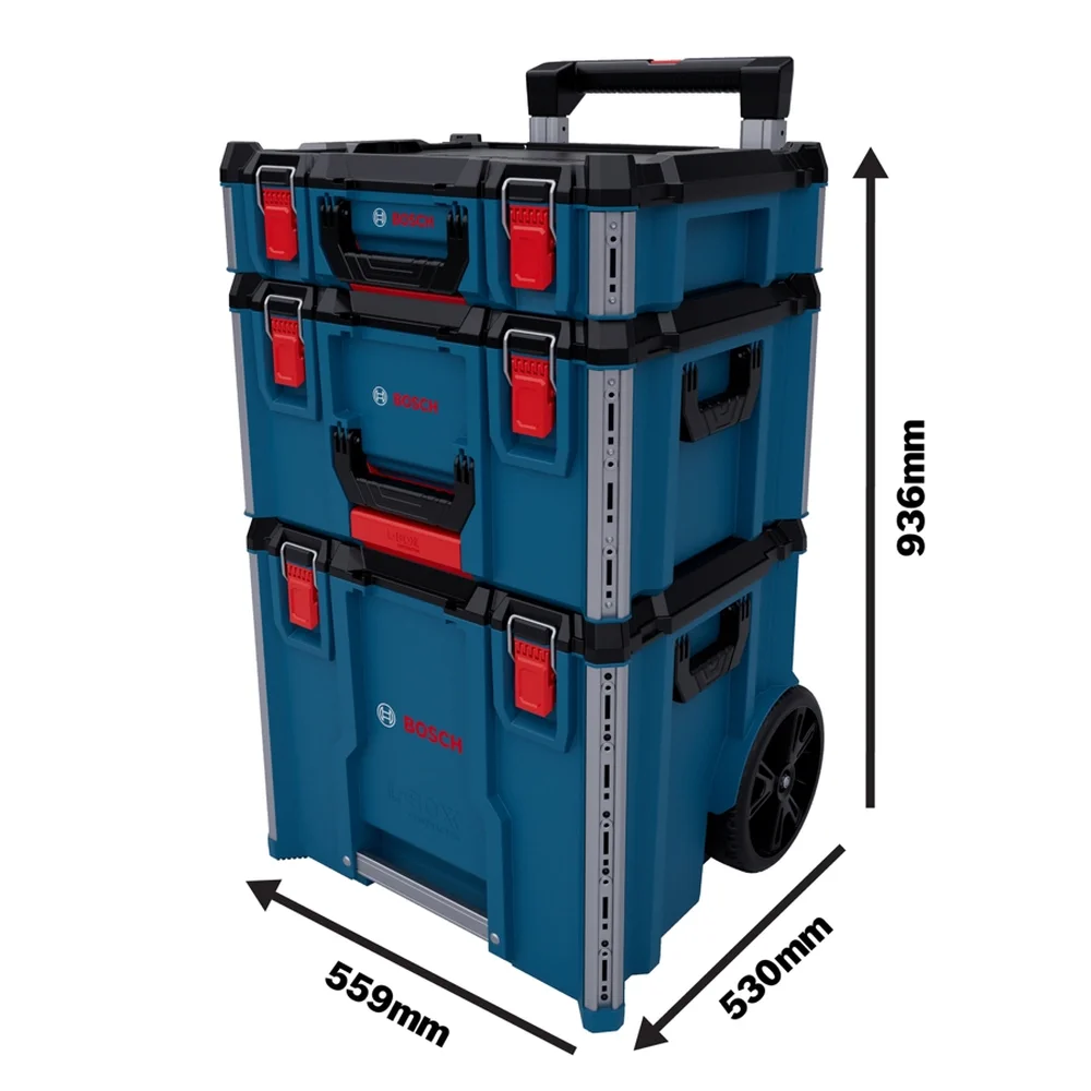 Bosch PRO 3-Piece L-BOXX Contractor Storage Set (55.9 x 53 x 93.6 cm)