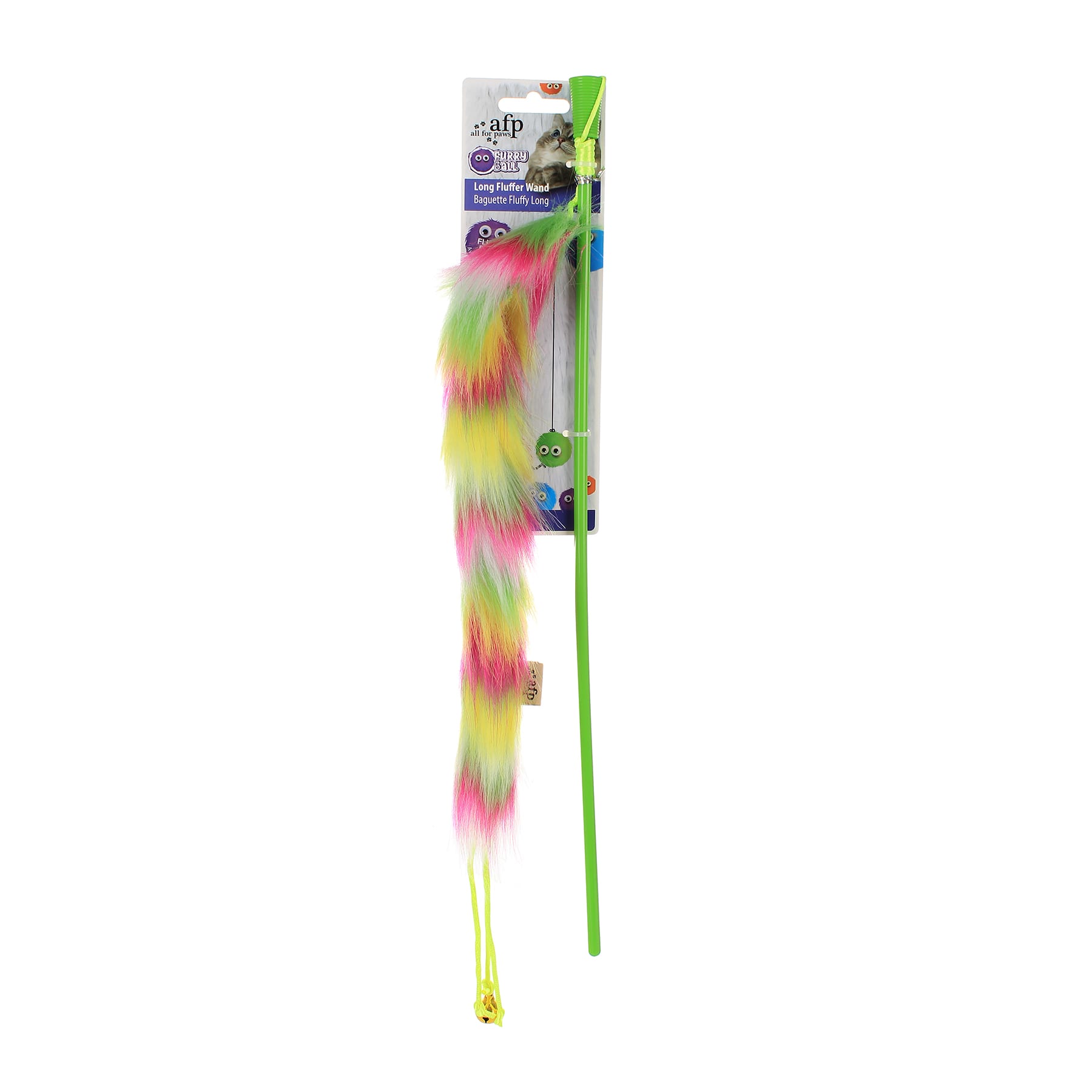 All For Paws Long Fluff Wand Cat Toy