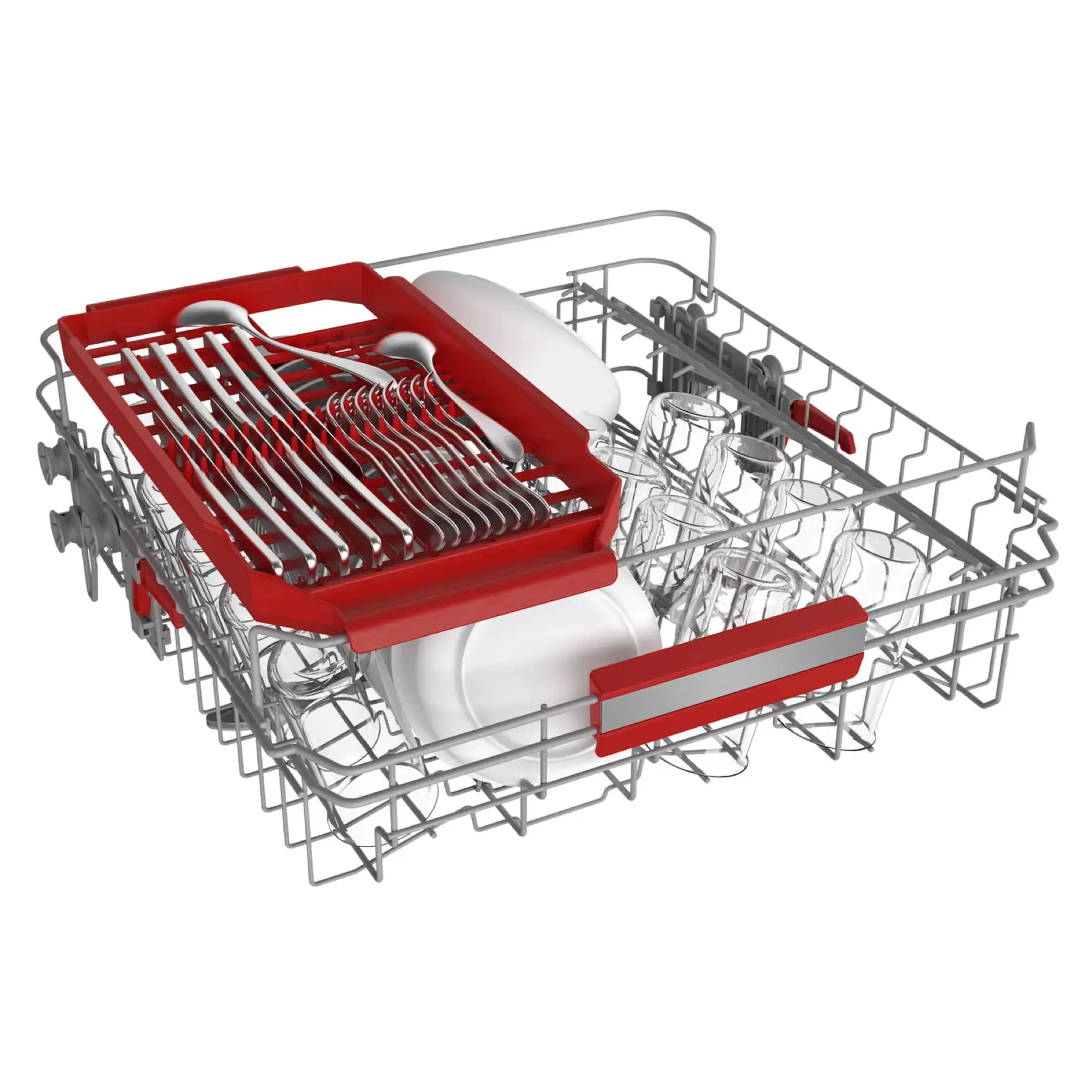 Toshiba Free Standing Dishwasher, DW14F1(S) (14 Place Settings, Silver) 