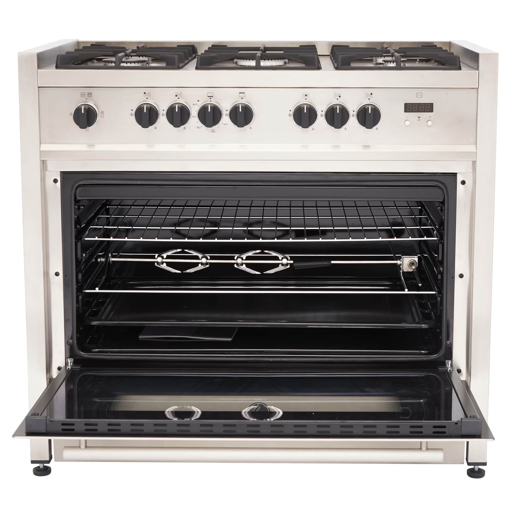 Hoover Freestanding 5-Burner Gas Cooker, HGC-M105G-01X (100 x 60 x 85 cm)