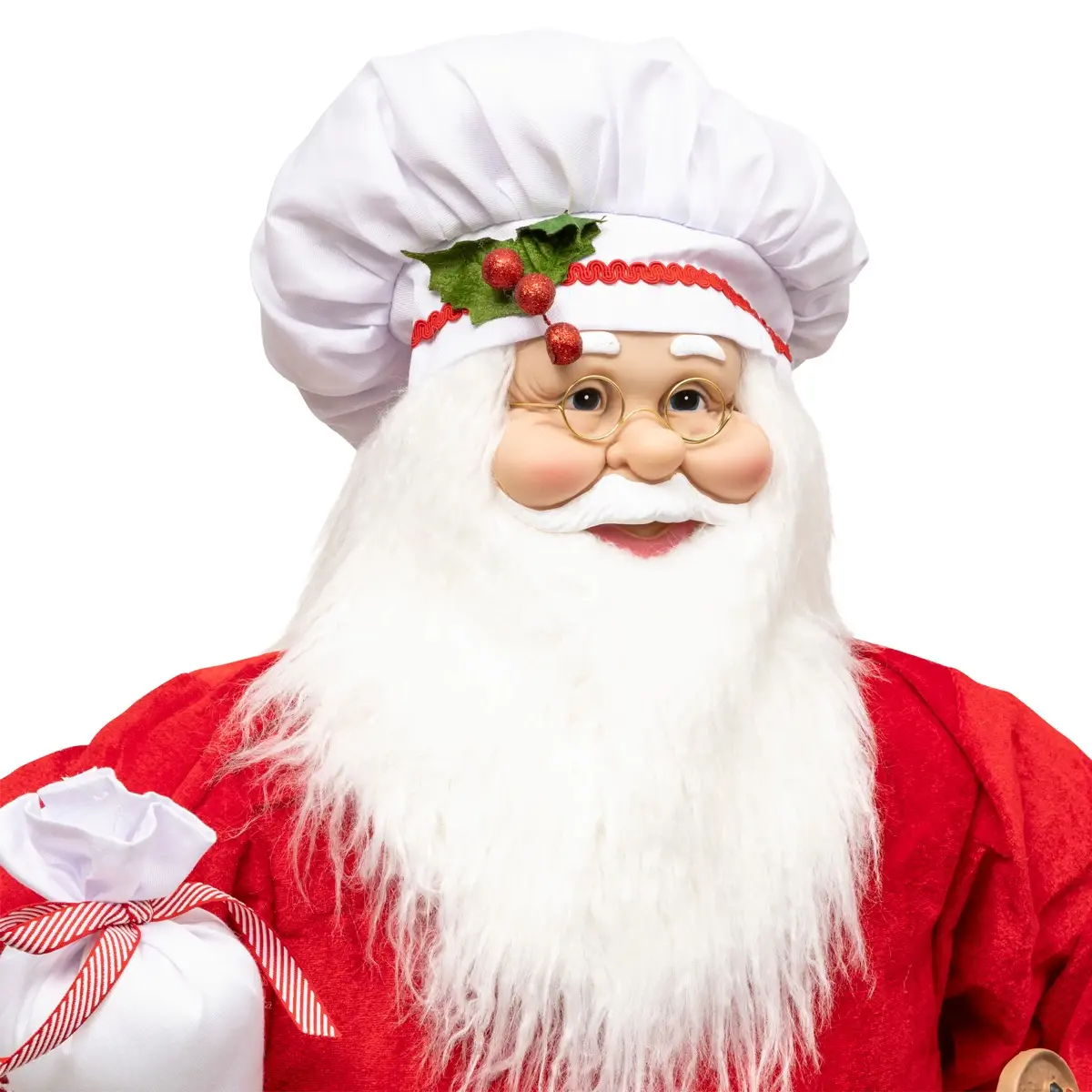 Atmosphera Baker Santa Claus Decorative Plush (43 x 28 x 117 cm, 1 Pc.)