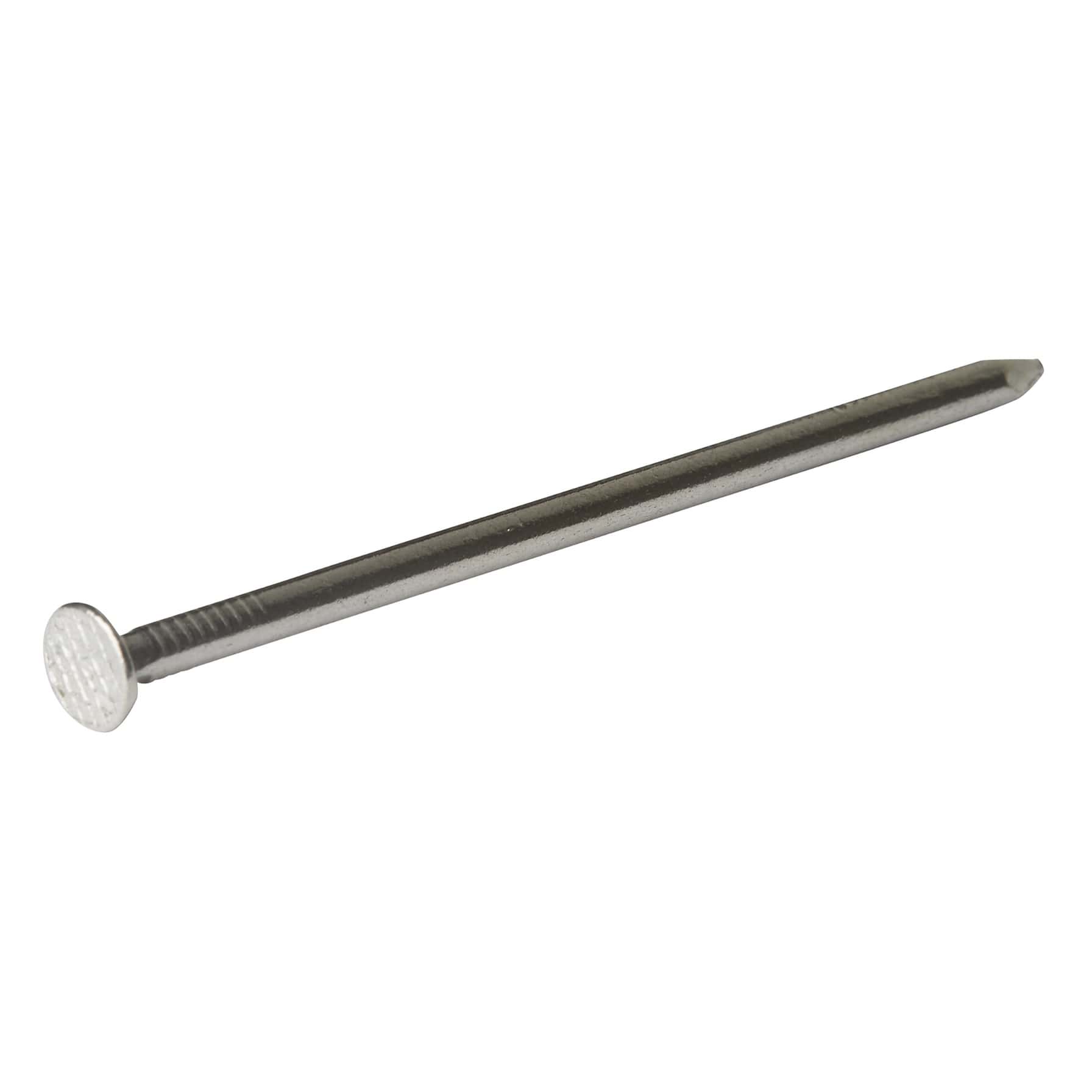 Diall Galvanised Carbon Steel Round Wire Nail Pack (3 x 80 mm, 1 kg)