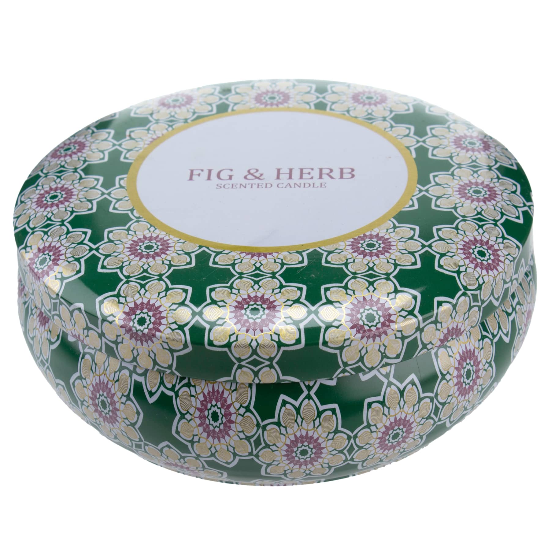 Aura Myst Boho Tin Candle (312 g, Fig & Herb)